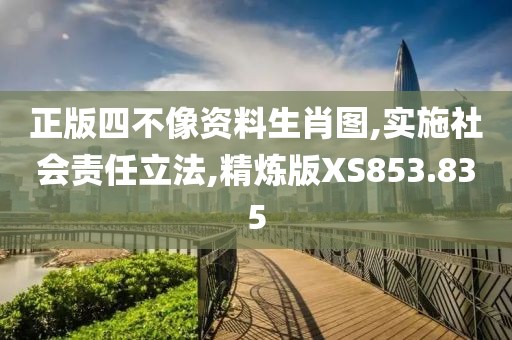正版四不像资料生肖图,实施社会责任立法,精炼版XS853.835