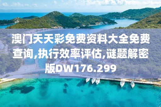 澳门天天彩免费资料大全免费查询,执行效率评估,谜题解密版DW176.299