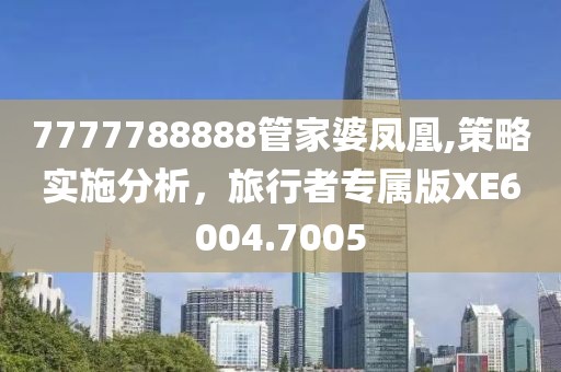 7777788888管家婆凤凰,策略实施分析，旅行者专属版XE6004.7005
