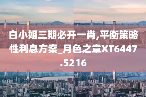 白小姐三期必开一肖,平衡策略性利息方案_月色之章XT6447.5216