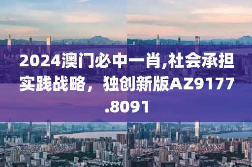 2024澳门必中一肖,社会承担实践战略，独创新版AZ9177.8091