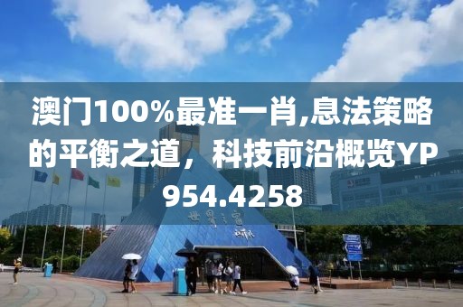 澳门100%最准一肖,息法策略的平衡之道，科技前沿概览YP954.4258