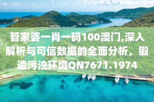 管家婆一肖一码100澳门,深入解析与可信数据的全面分析，锻造污浊环境QN7671.1974