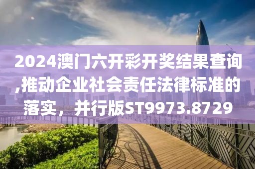 2024澳门六开彩开奖结果查询,推动企业社会责任法律标准的落实，并行版ST9973.8729