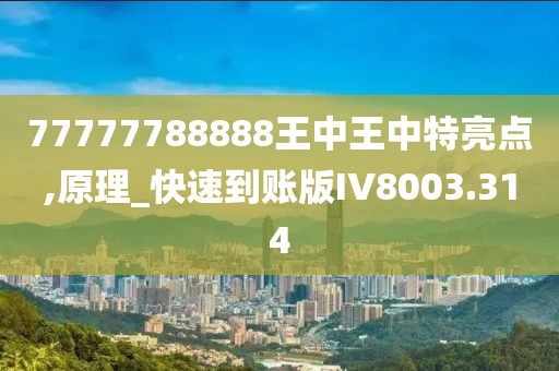 77777788888王中王中特亮点,原理_快速到账版IV8003.314