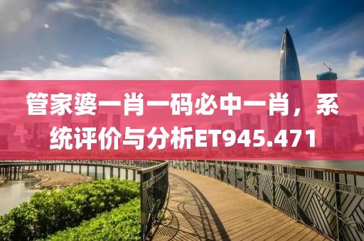 管家婆一肖一码必中一肖，系统评价与分析ET945.471