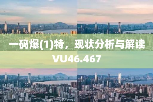 一码爆(1)特，现状分析与解读VU46.467