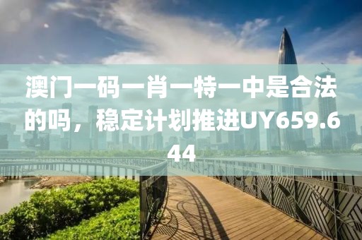 澳门一码一肖一特一中是合法的吗，稳定计划推进UY659.644