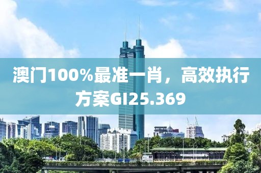 澳门100%最准一肖，高效执行方案GI25.369