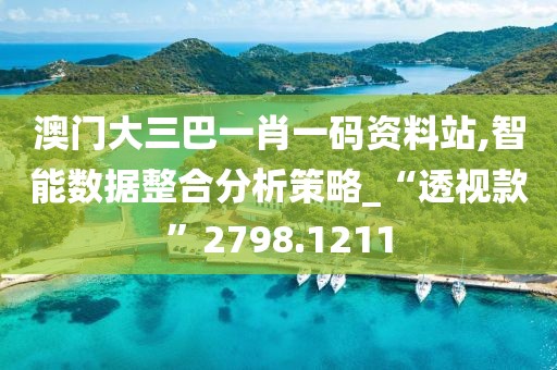 澳门大三巴一肖一码资料站,智能数据整合分析策略_“透视款”2798.1211