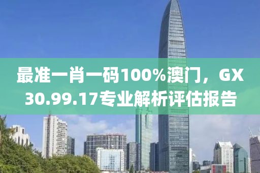 最准一肖一码100%澳门，GX30.99.17专业解析评估报告