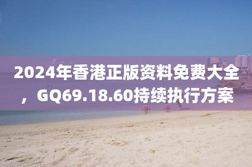2024年香港正版资料免费大全，GQ69.18.60持续执行方案