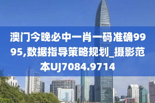 澳门今晚必中一肖一码准确9995,数据指导策略规划_摄影范本UJ7084.9714
