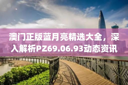澳门正版蓝月亮精选大全，深入解析PZ69.06.93动态资讯