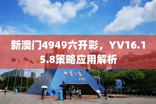 新澳门4949六开彩，YV16.15.8策略应用解析