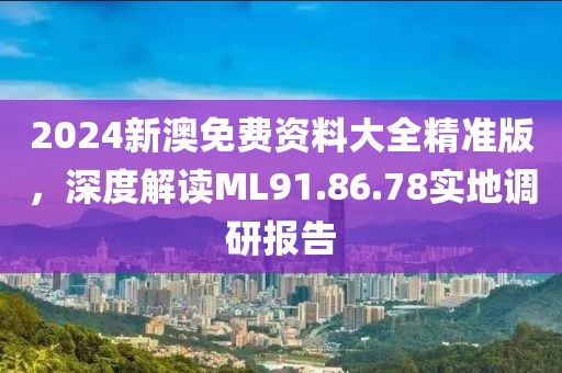 2024新澳免费资料大全精准版，深度解读ML91.86.78实地调研报告