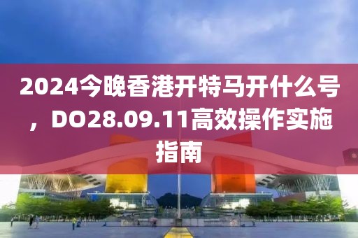 2024今晚香港开特马开什么号，DO28.09.11高效操作实施指南
