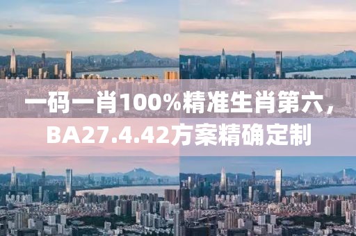 一码一肖100%精准生肖第六，BA27.4.42方案精确定制