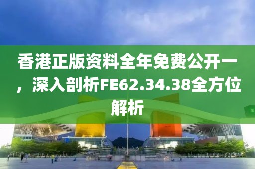 香港正版资料全年免费公开一，深入剖析FE62.34.38全方位解析