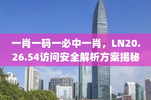 一肖一码一必中一肖，LN20.26.54访问安全解析方案揭秘