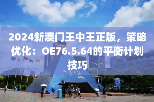 2024新澳门王中王正版，策略优化：OE76.5.64的平衡计划技巧