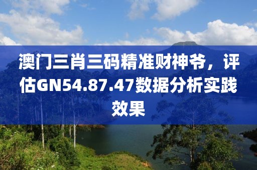 澳门三肖三码精准财神爷，评估GN54.87.47数据分析实践效果