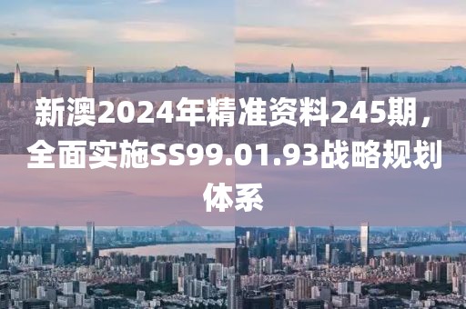 新澳2024年精准资料245期，全面实施SS99.01.93战略规划体系