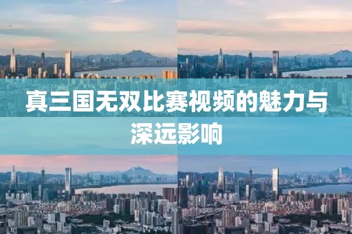 真三国无双比赛视频的魅力与深远影响