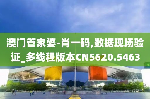 澳门管家婆-肖一码,数据现场验证_多线程版本CN5620.5463