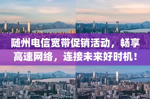 随州电信宽带促销活动，畅享高速网络，连接未来好时机！