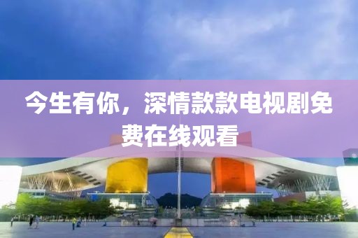 今生有你，深情款款电视剧免费在线观看