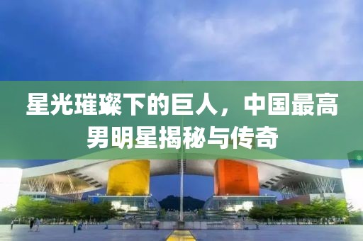 星光璀璨下的巨人，中国最高男明星揭秘与传奇