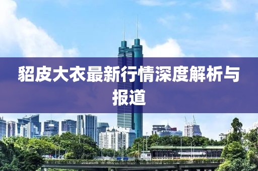 貂皮大衣最新行情深度解析与报道