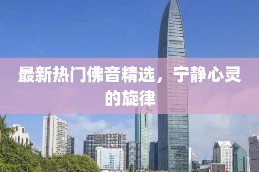 最新热门佛音精选，宁静心灵的旋律